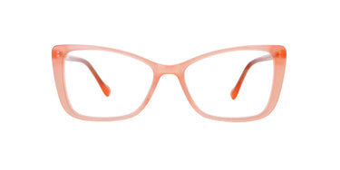 Women Urban Eyeglasses: Tina -Pink - SpaceSMART Eye Clinic (Front View)